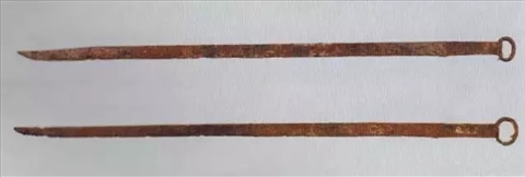 以下为湖北鄂州博物馆所藏,三国时期吴国环首刀,总长146厘米,是迄今